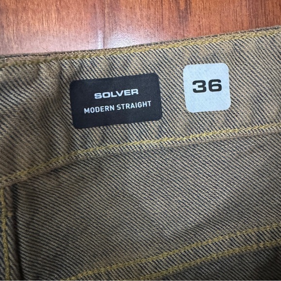 Volcom Solver Modern Straight Denim Pants Size 36 - Picture 9 of 12